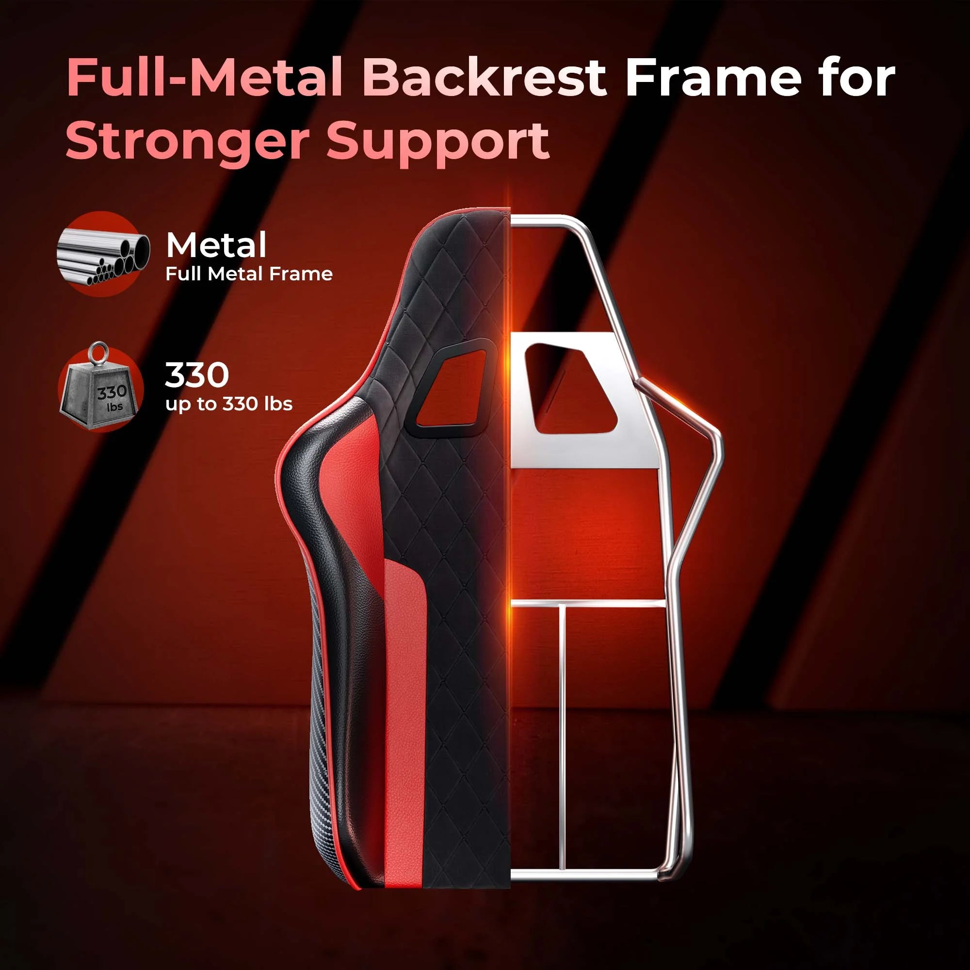 Gcpro-10 Gaming Chair, Big and Tall Video Game Chair with Footrest, High Back Ergonomic Computer Desk Chair Height Adjustable with Headrest and Lumbar Support