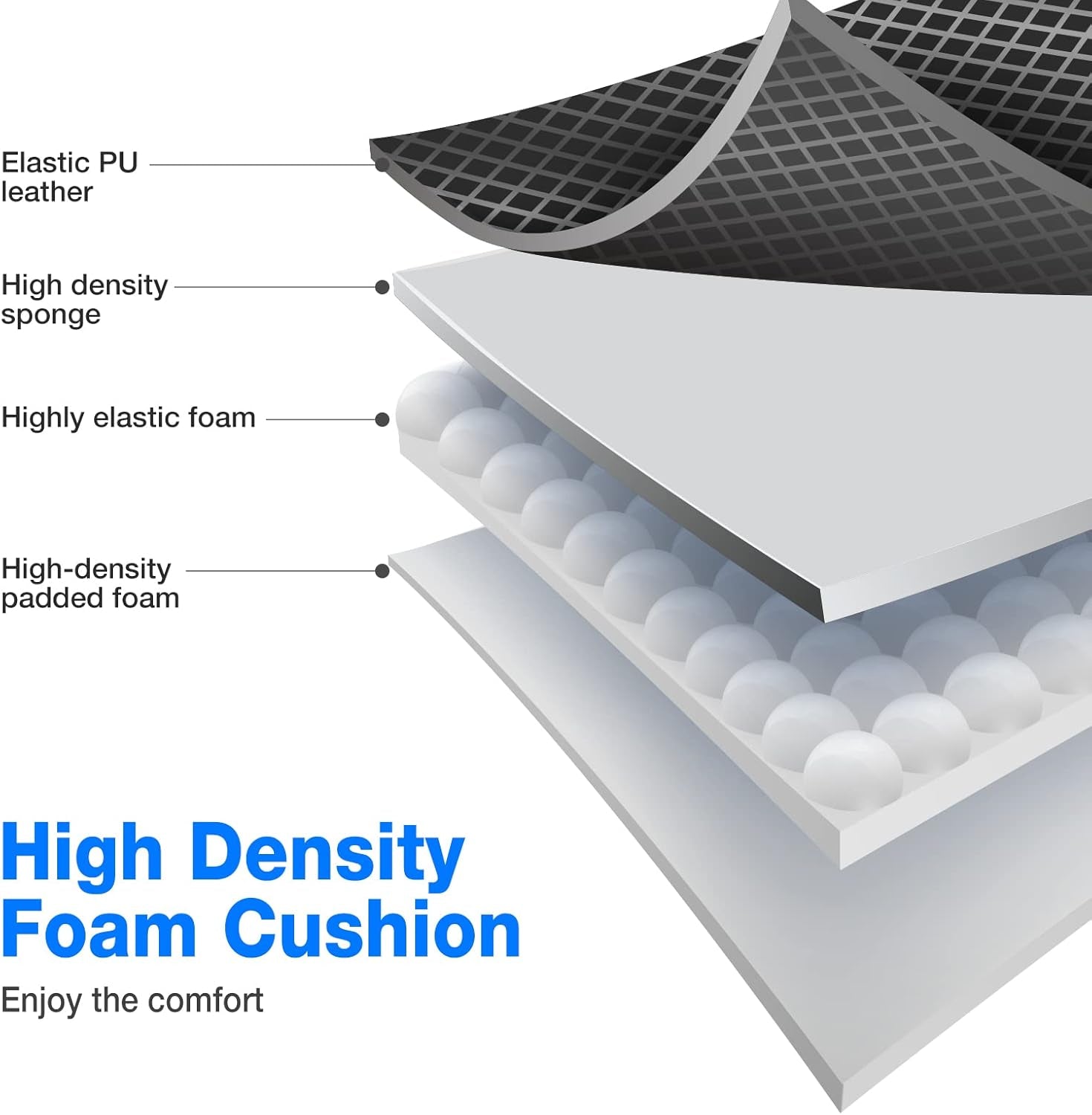 Ergonomic Gaming and Office Chair with Adjustable Height, Flip-Up Armrests, and Lumbar Support in PU Leather